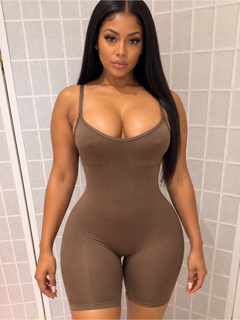 Women's Seamless Body Shaper Bodysuit Romper